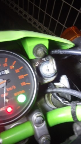 バイクに乗ろうとしたら…（横浜市白楽）