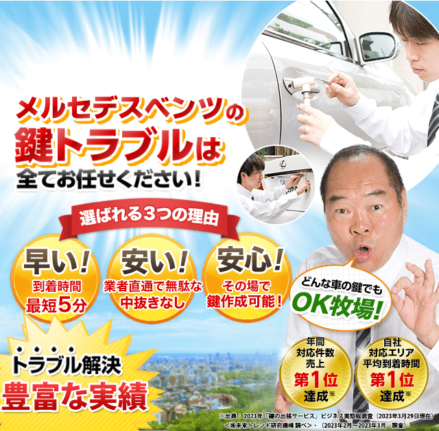 日本全国で鍵をなくした・開かない